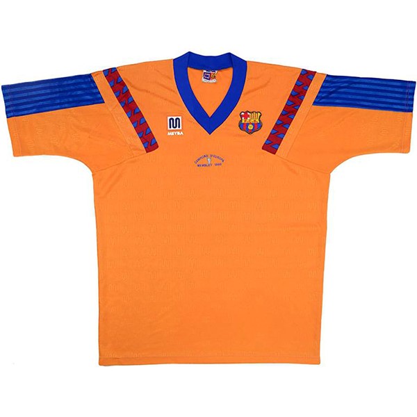 Authentic Camiseta Barcelona 2ª Retro 1991 1992 Naranja